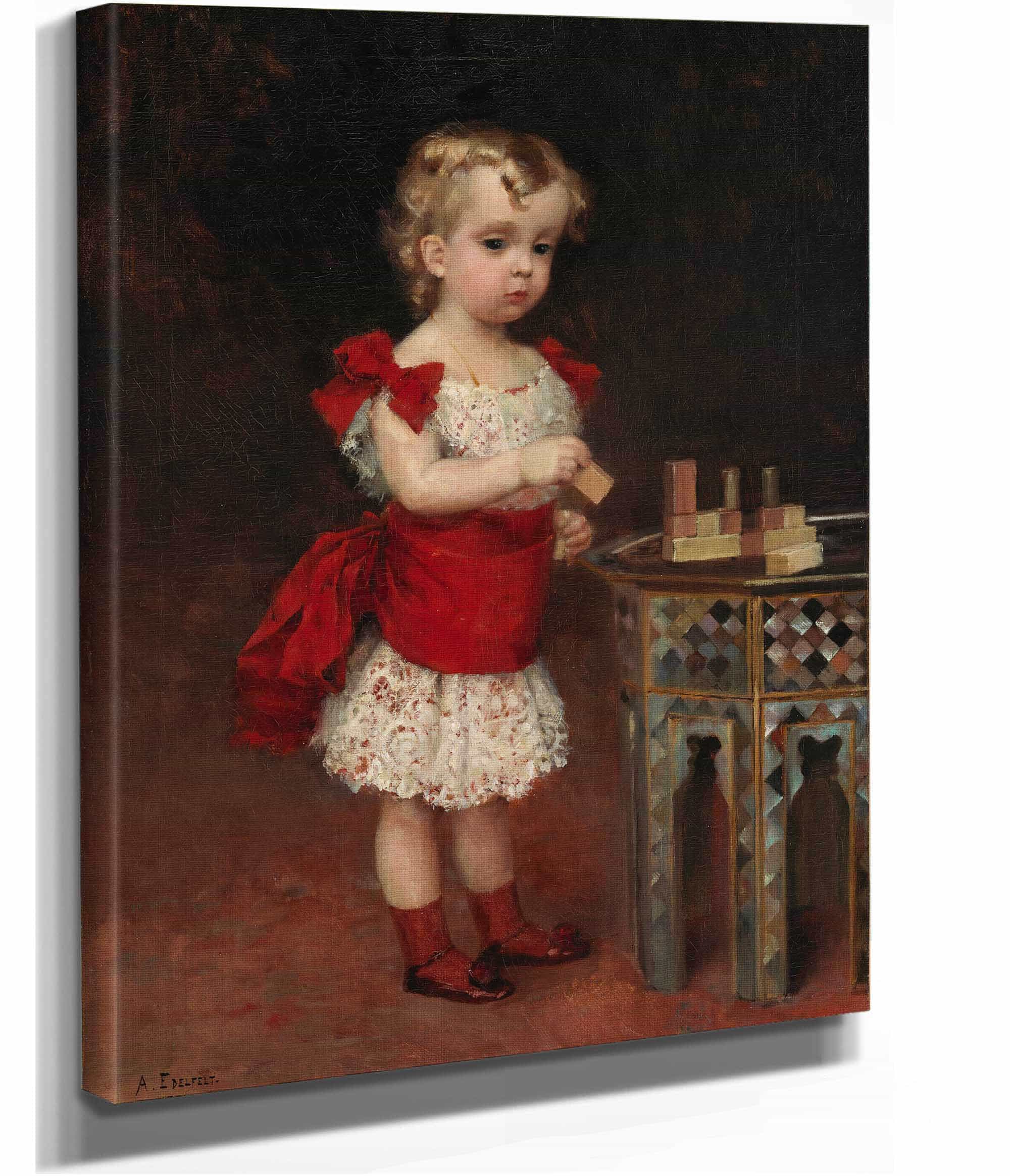 Grand Duke Andrei Vladimirovich As A Child by Albert Edelfelt