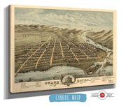 Grand Haven Ottawa County Michigan 1874 State of Michigan