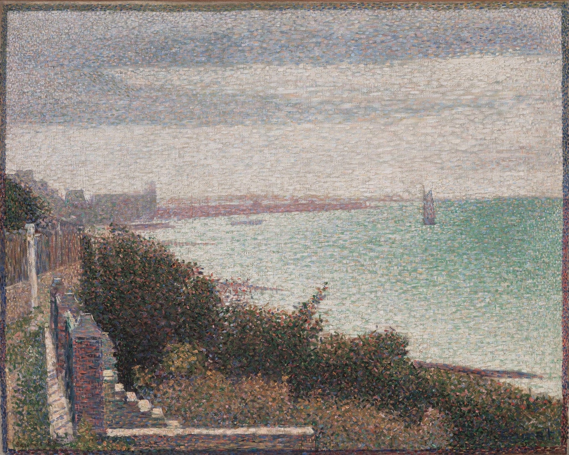 Grandcamp Evening by Georges Seurat
