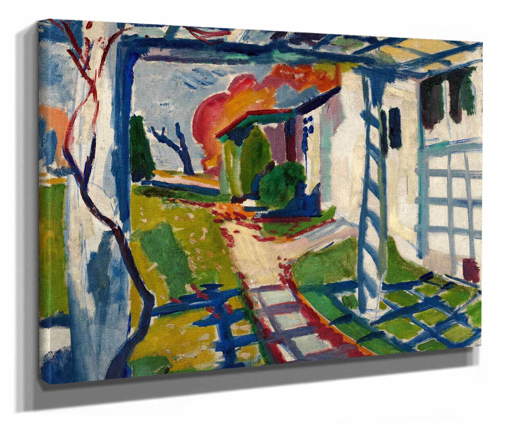 Grape Arbor by Henry Lyman Sayen