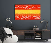 Graphic Designs For Longchamps Restaurants Cocktail Card by Winold Reiss