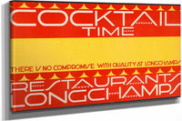 Graphic Designs For Longchamps Restaurants Cocktail Card by Winold Reiss