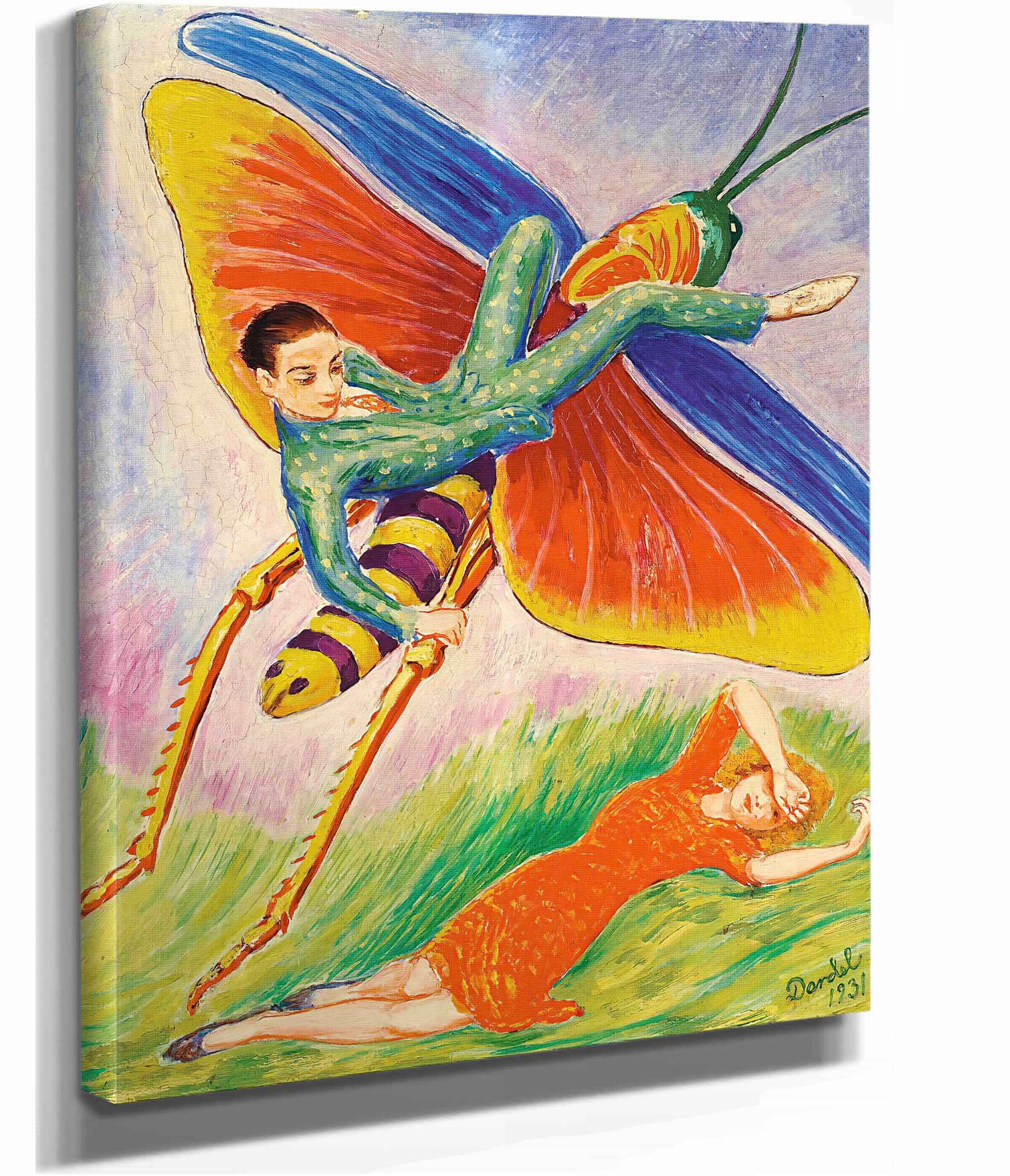 Grashoppan The Grasshopper by Nils Dardel