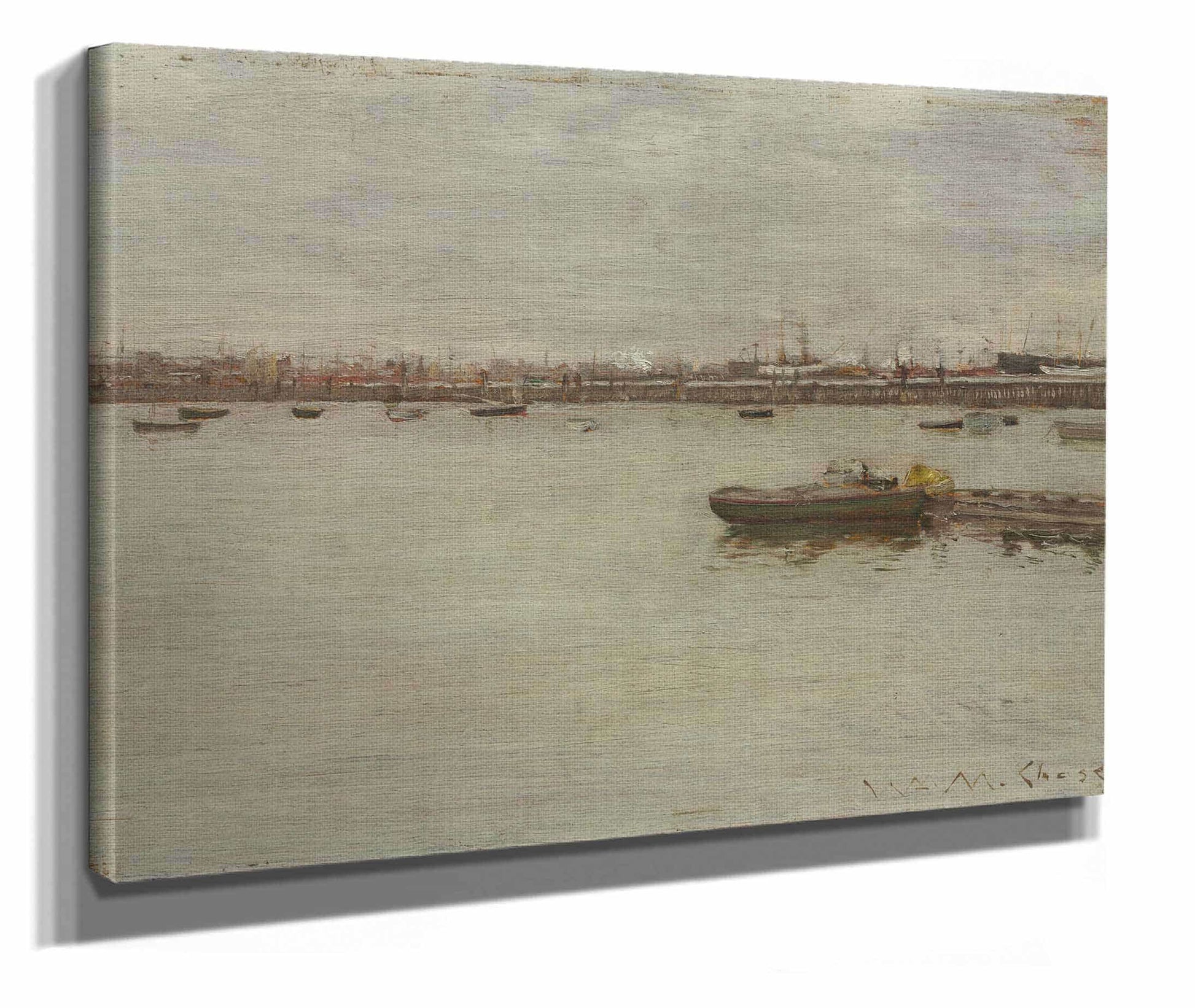 Gray Day On The Bay by William Merritt Chase