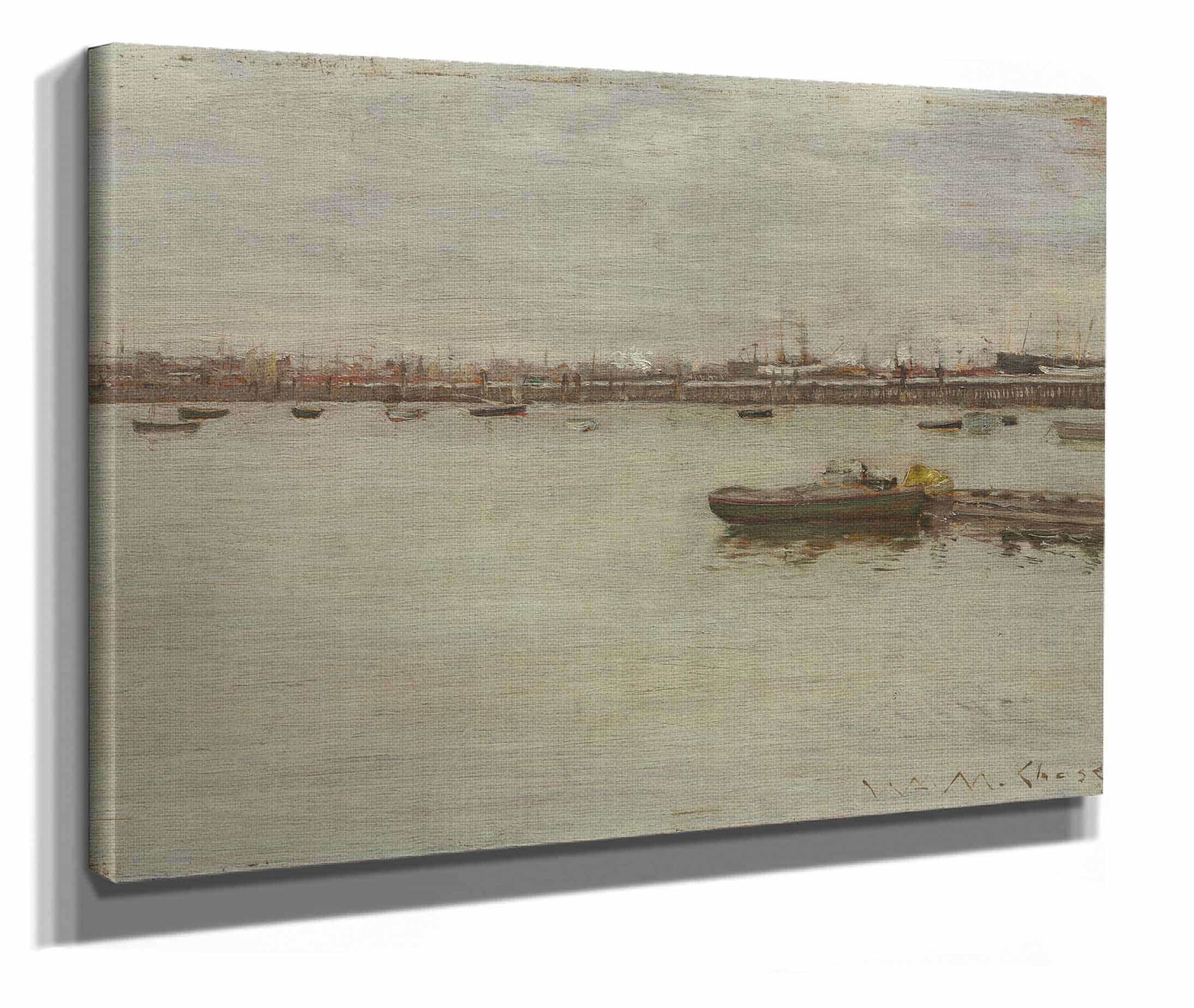 Gray Day On The Bay by William Merritt Chase