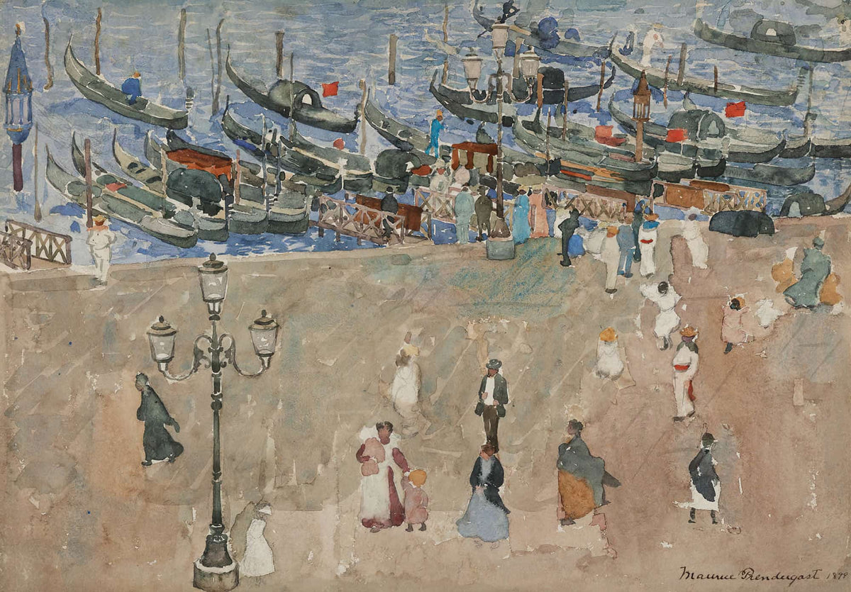 Gray Day Venice by Maurice Prendergast