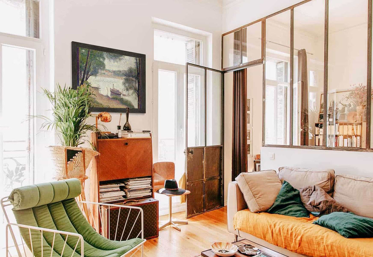 Gray Weather Grande Jatte  by Georges Seurat