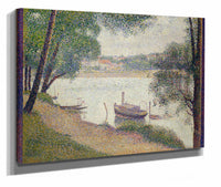 Gray Weather Grande Jatte  by Georges Seurat