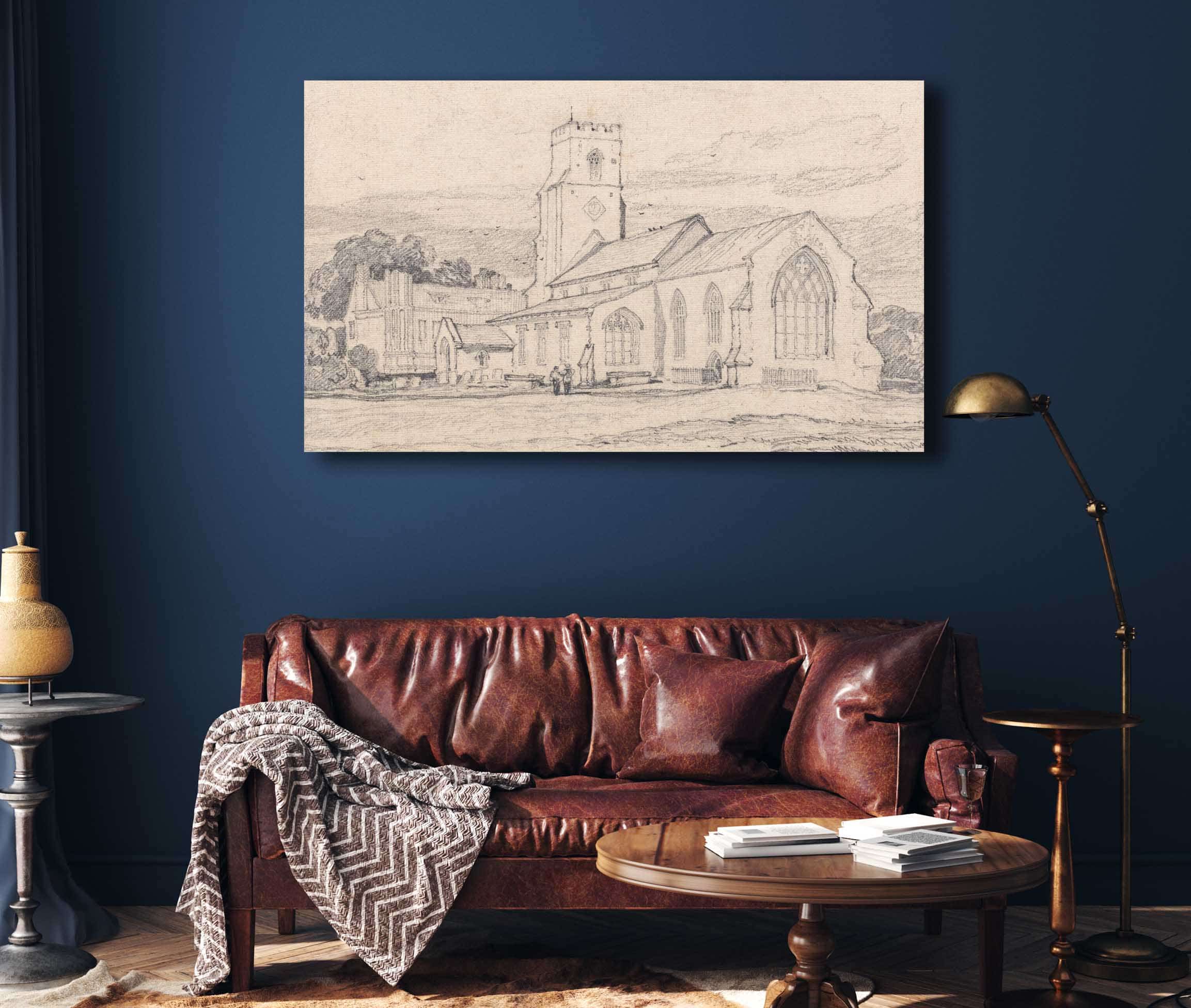 Great Snoring Church Norfolk To by John Sell Cotman