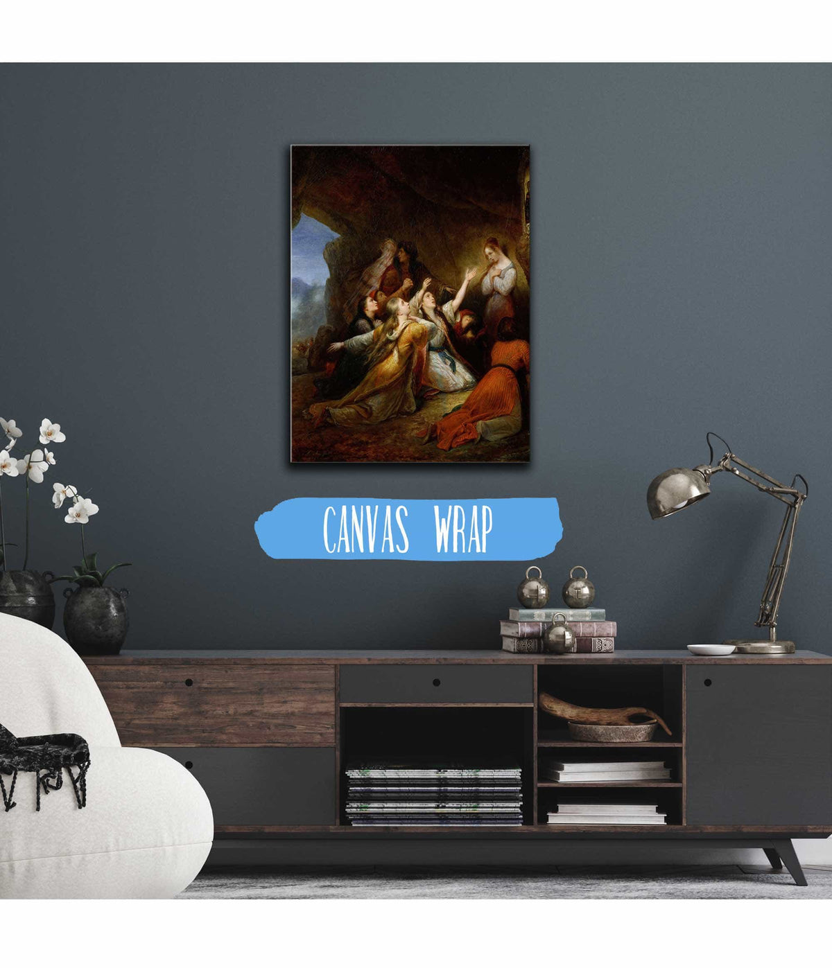 Greek Women Imploring At The Virgin Of Assistance by Ary Scheffer