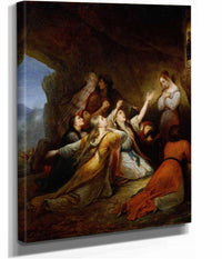 Greek Women Imploring At The Virgin Of Assistance by Ary Scheffer