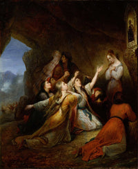 Greek Women Imploring At The Virgin Of Assistance by Ary Scheffer
