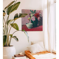 Green Vase And White Bowl by Felix Vallotton