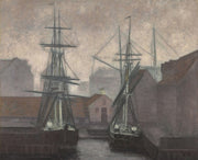 Greenland Trade Wharf Christianshavn Copenhagen by Vilhelm Hammershoi