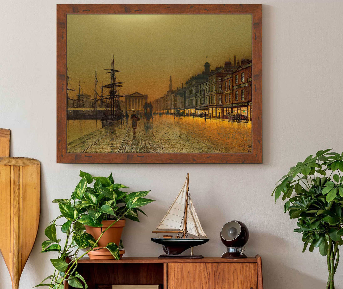 Greenock Harbour At Night by John Atkinson Grimshaw