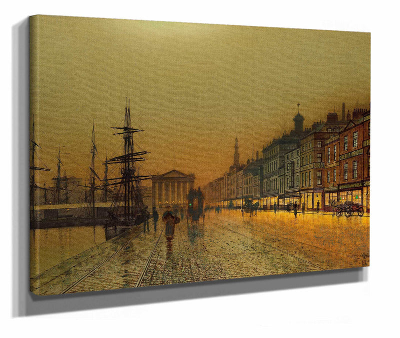 Greenock Harbour At Night by John Atkinson Grimshaw