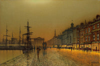 Greenock Harbour At Night by John Atkinson Grimshaw