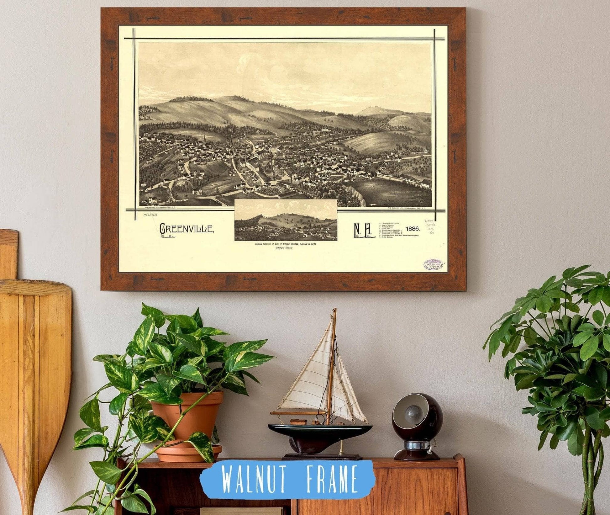 Greenville Nh 1886 State of New Hampshire