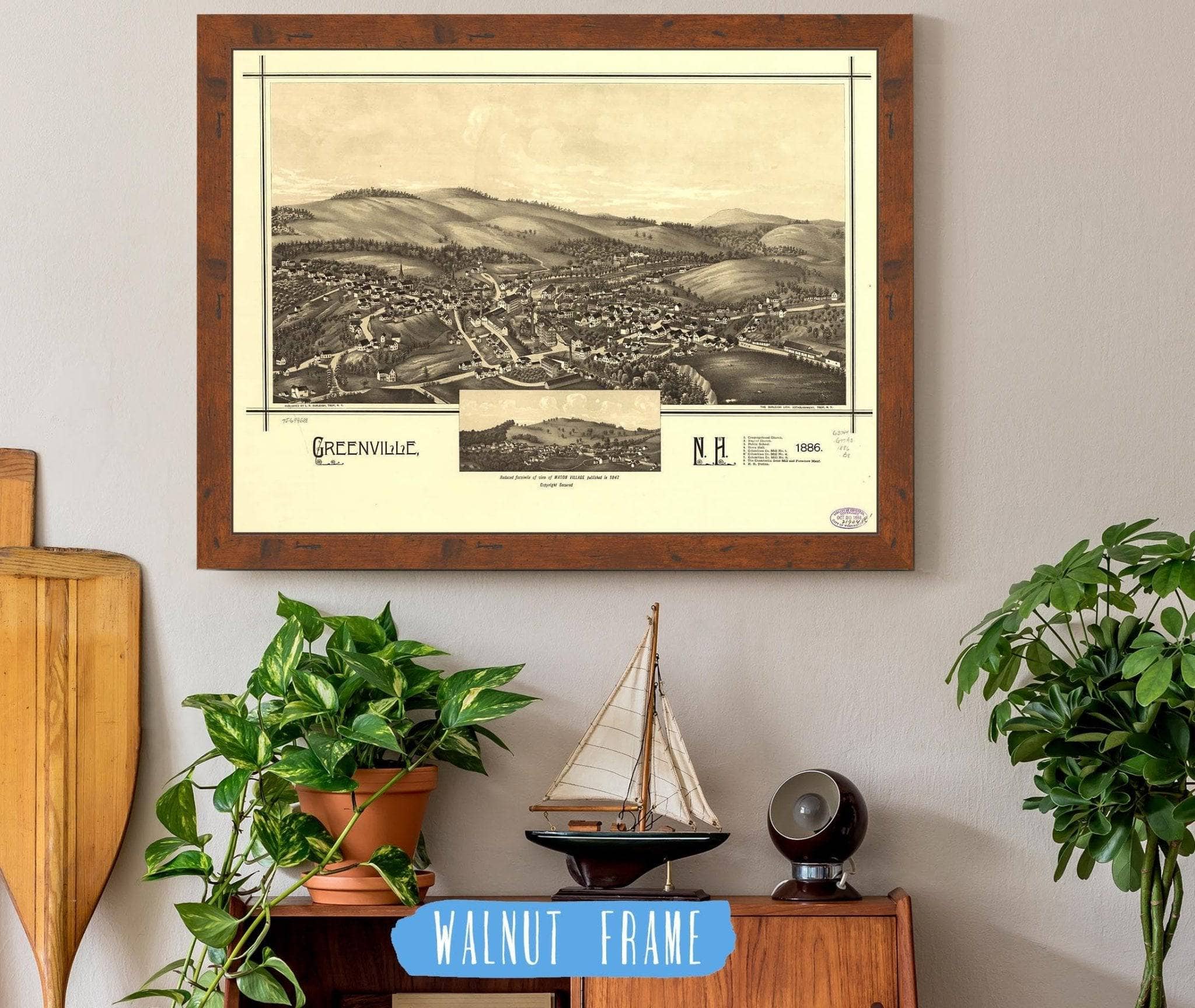 Greenville Nh 1886 State of New Hampshire
