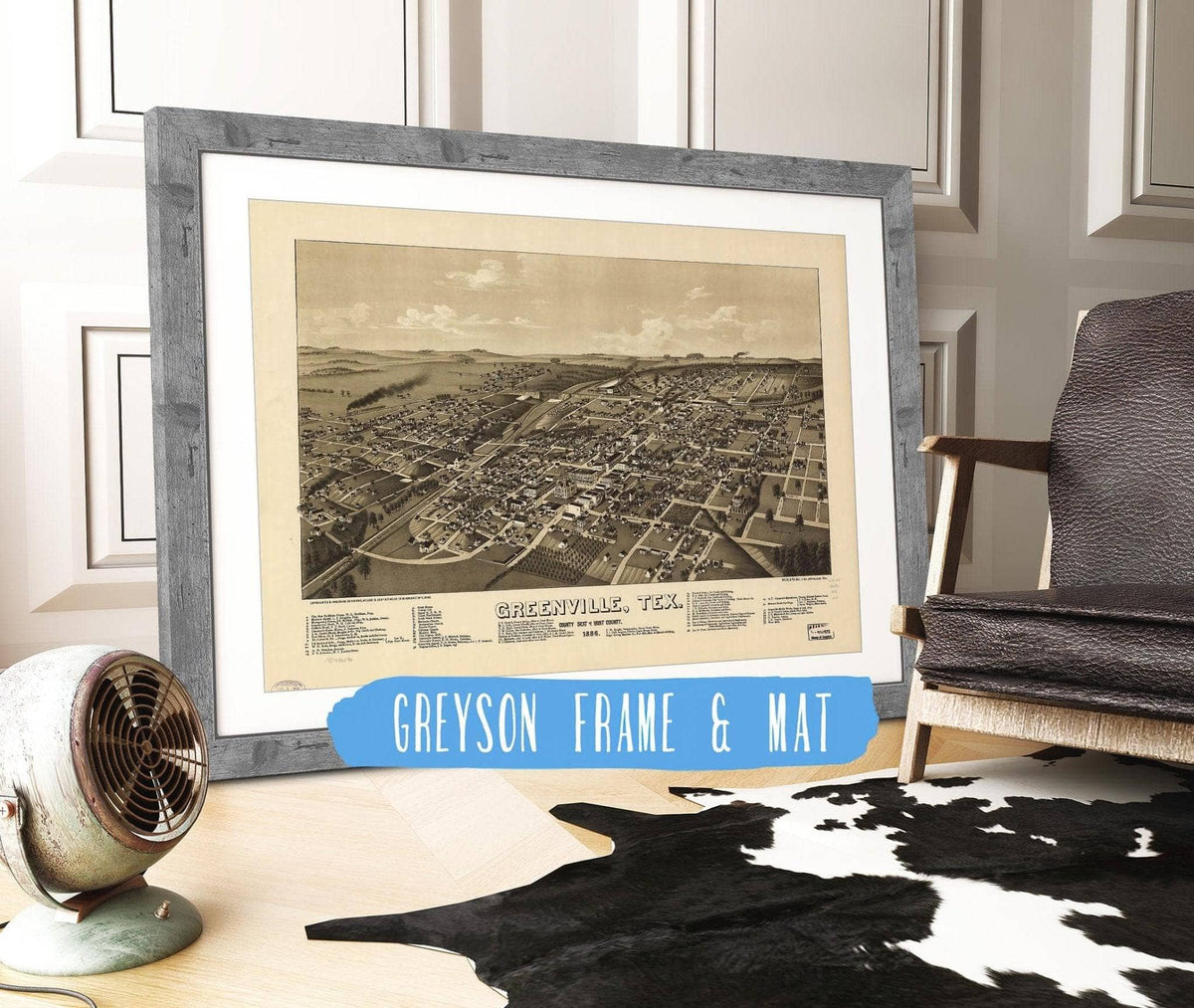 Greenville Tex County Seat Of Hunt County 1886 State of Texas