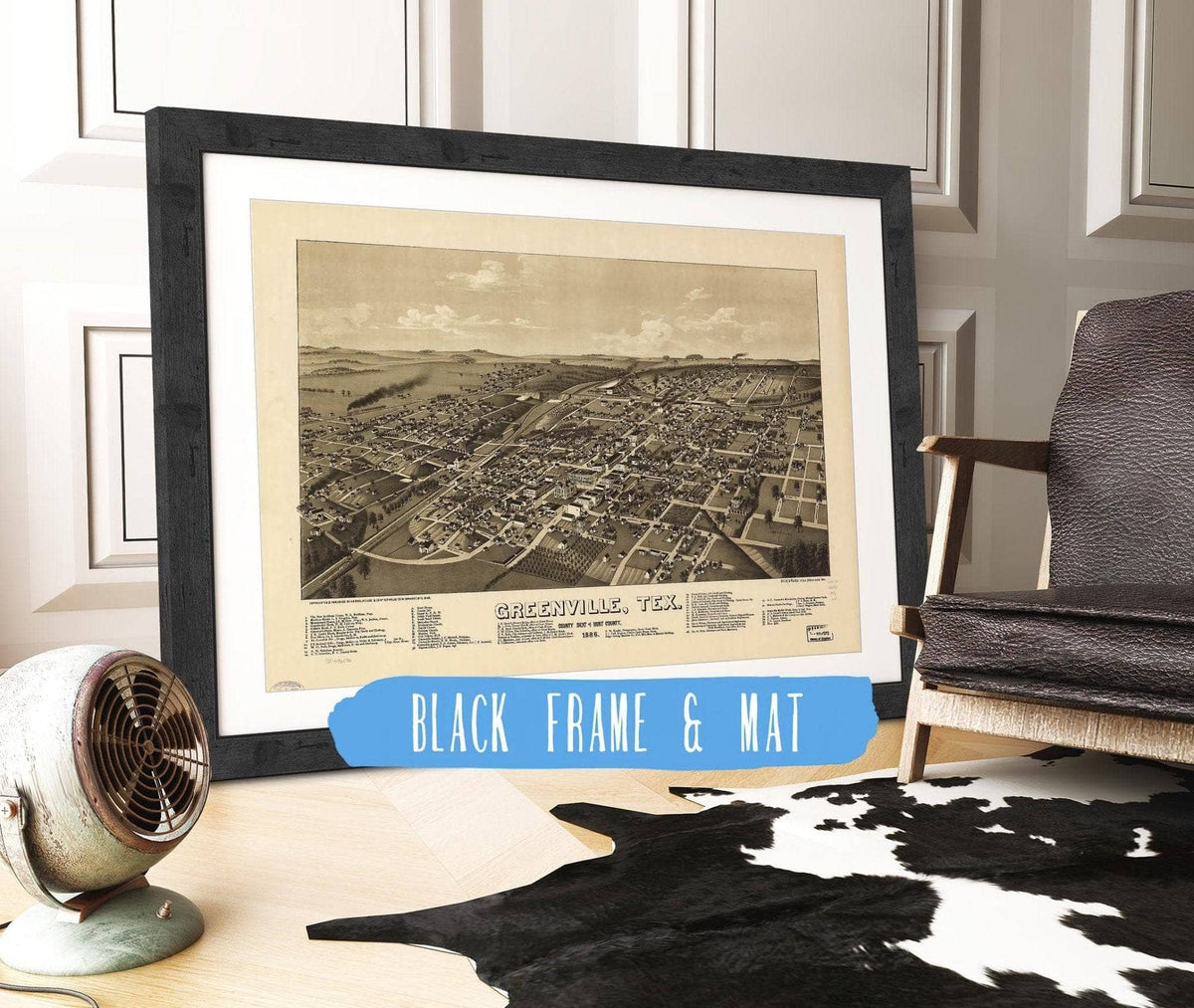 Greenville Tex County Seat Of Hunt County 1886 State of Texas