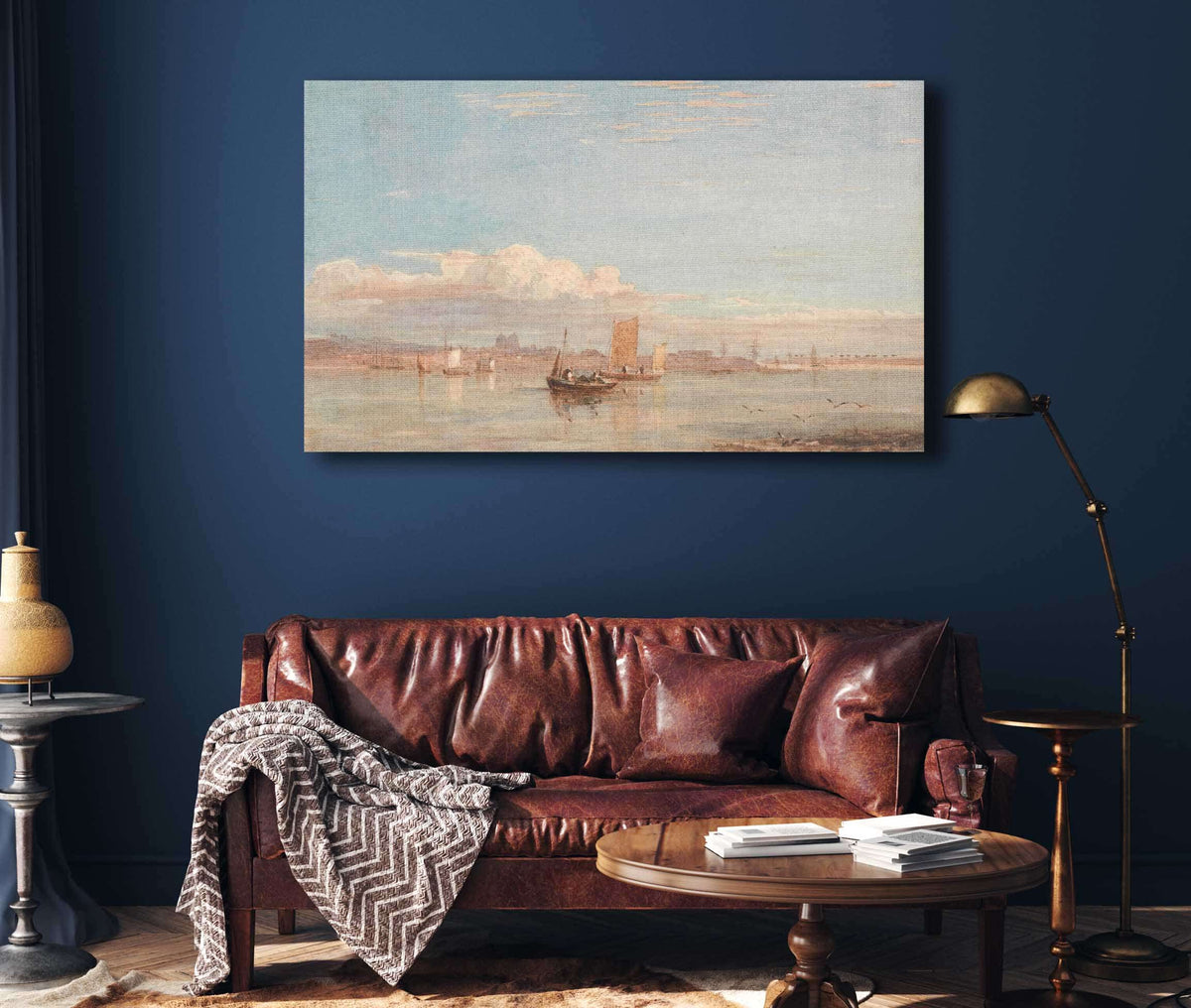 Greenwich Hospital From Woolwich Reach S by David Cox