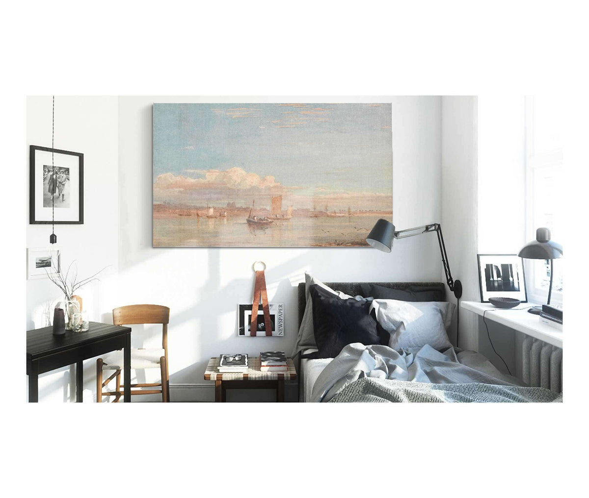 Greenwich Hospital From Woolwich Reach S by David Cox