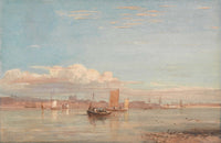 Greenwich Hospital From Woolwich Reach S by David Cox
