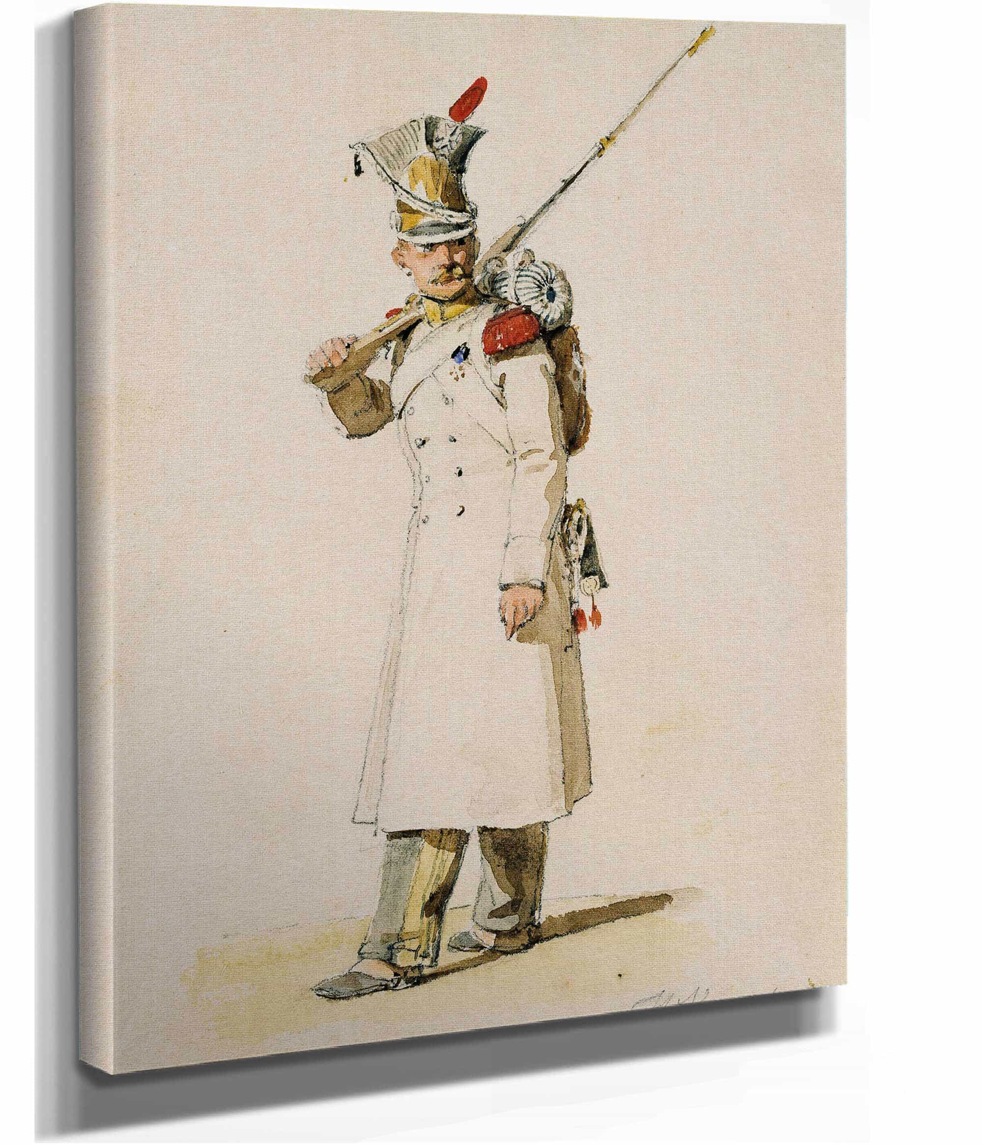 Grenadier Of The Vistula Legion by Horace Vernet