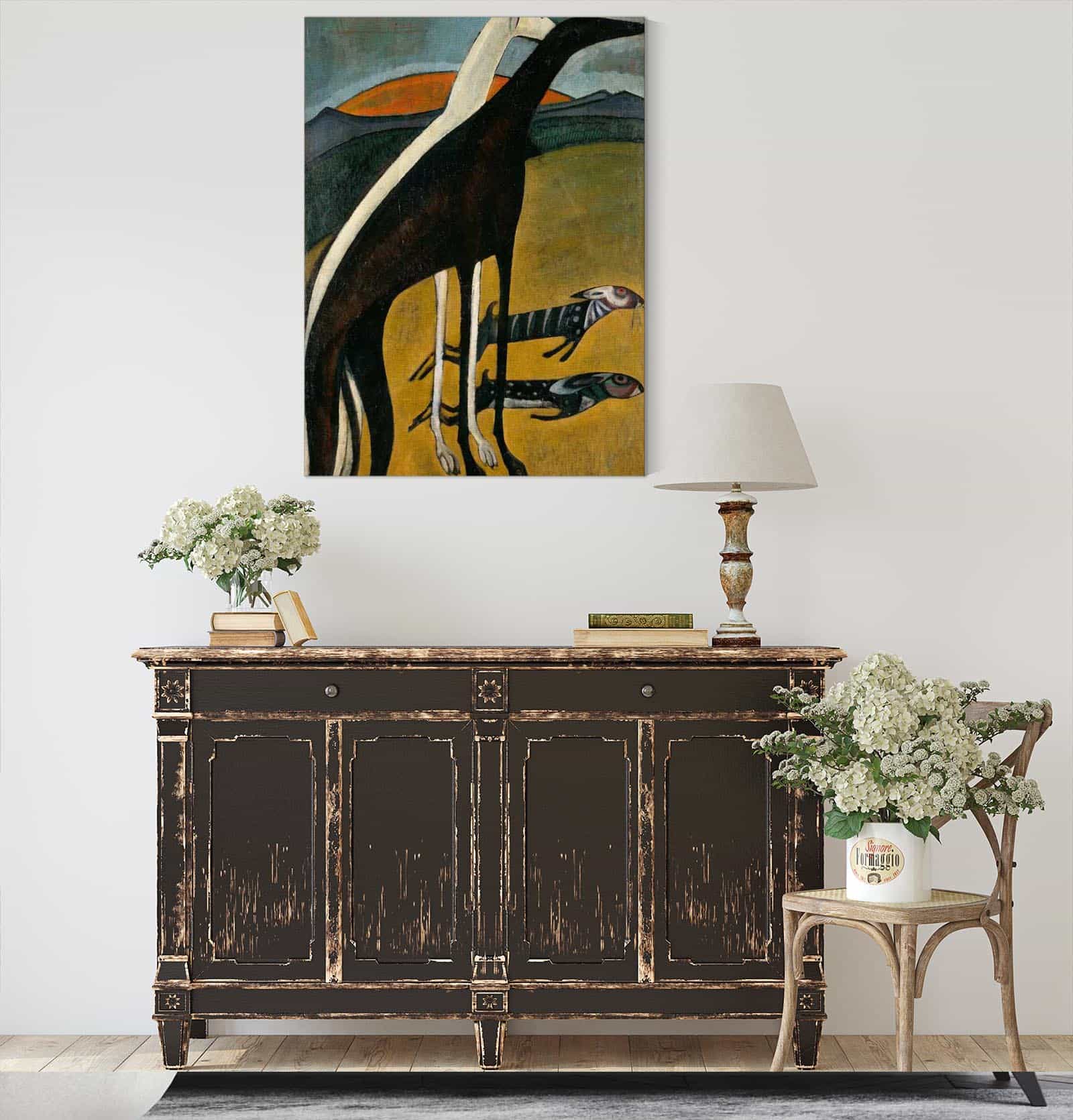 Greyhounds by Amadeo De Souza Cardoso
