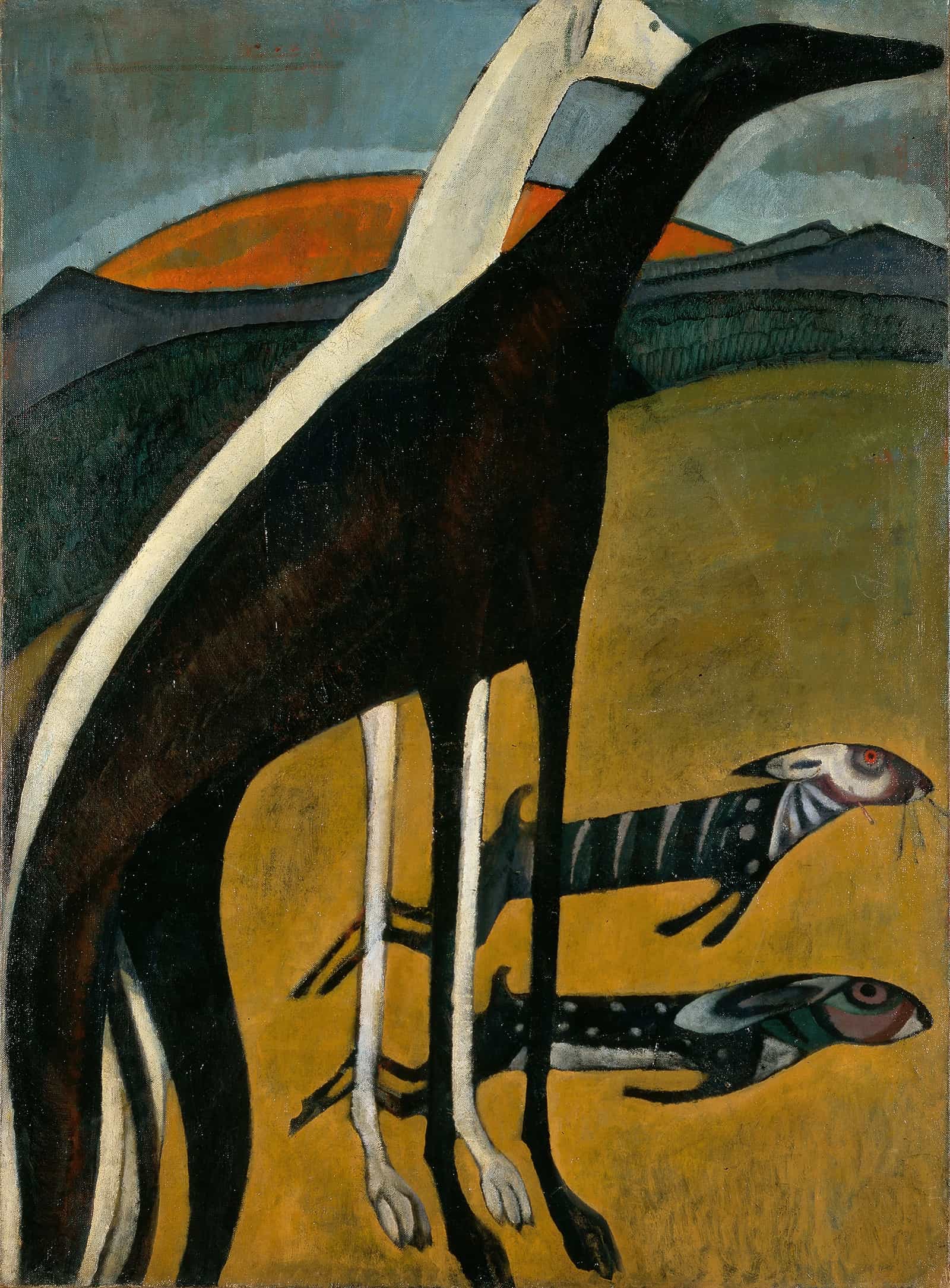 Greyhounds by Amadeo De Souza Cardoso