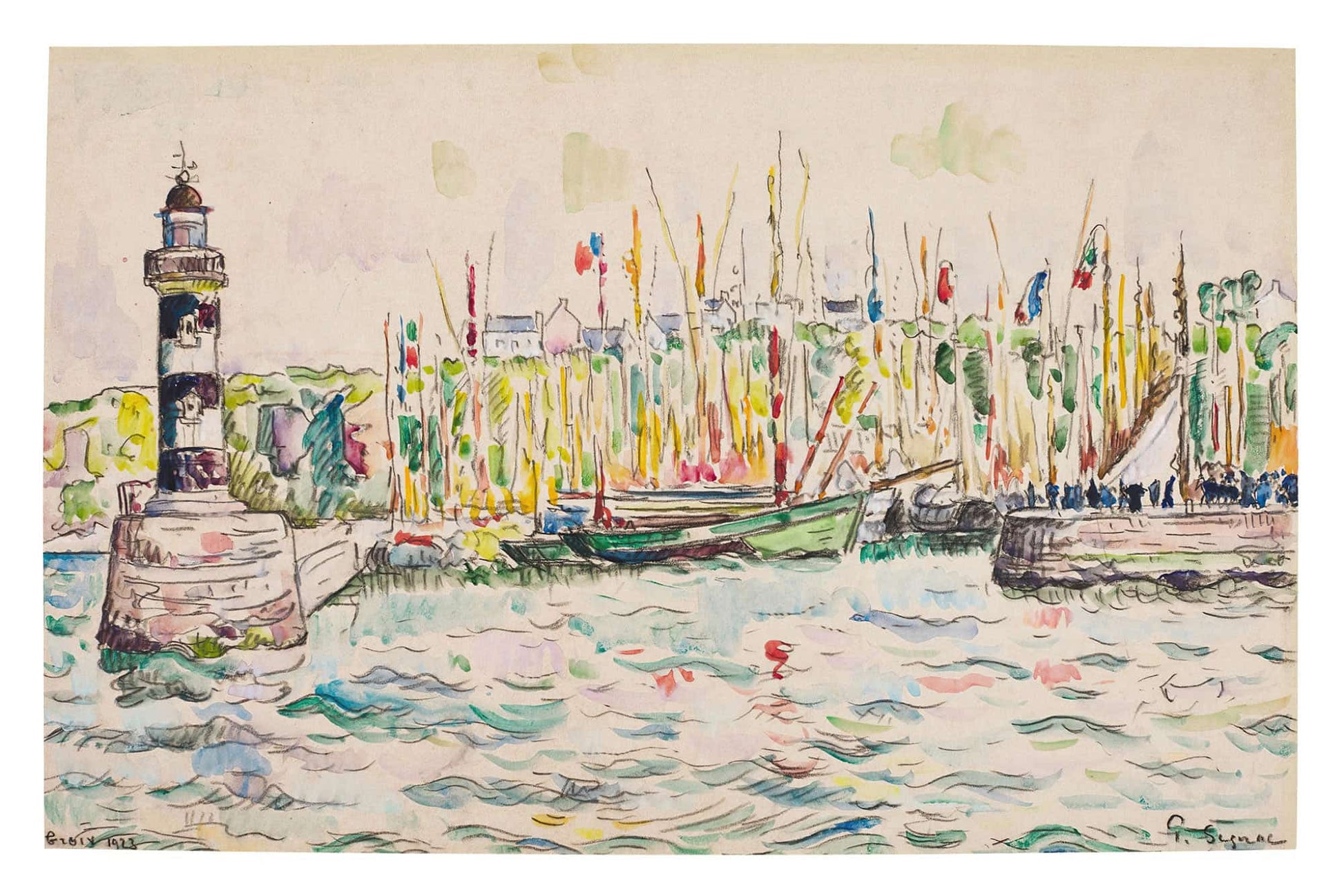 Groix Le Phare by Paul Signac