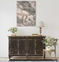 Groom Rubbing Down A Horse by George Morland