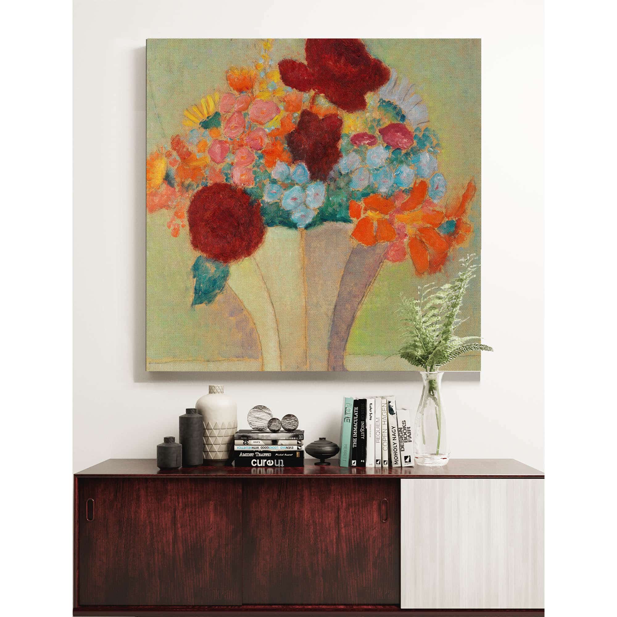 Grosses Stillleben Helles Bouquet by Alexej Von Jawlensky
