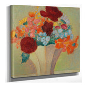 Grosses Stillleben Helles Bouquet by Alexej Von Jawlensky