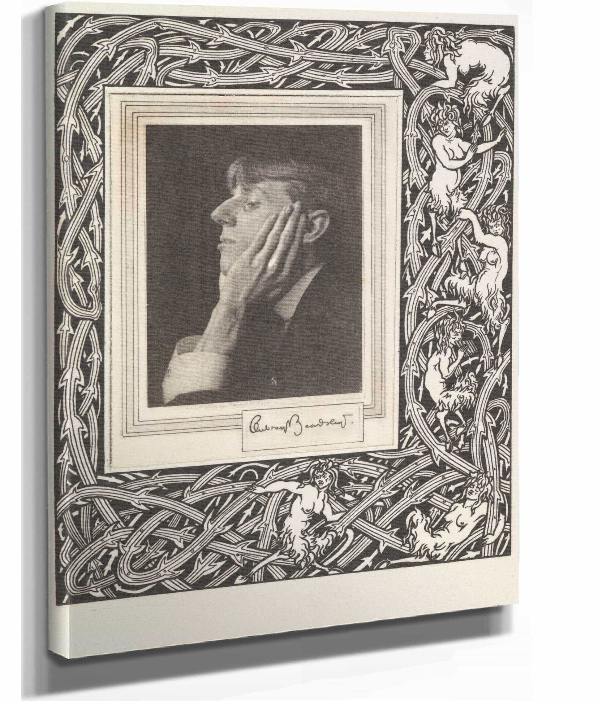 Grotesques By Aubrey Beardsley Portrait Frontispiece S by Aubrey Vincent Beardsley