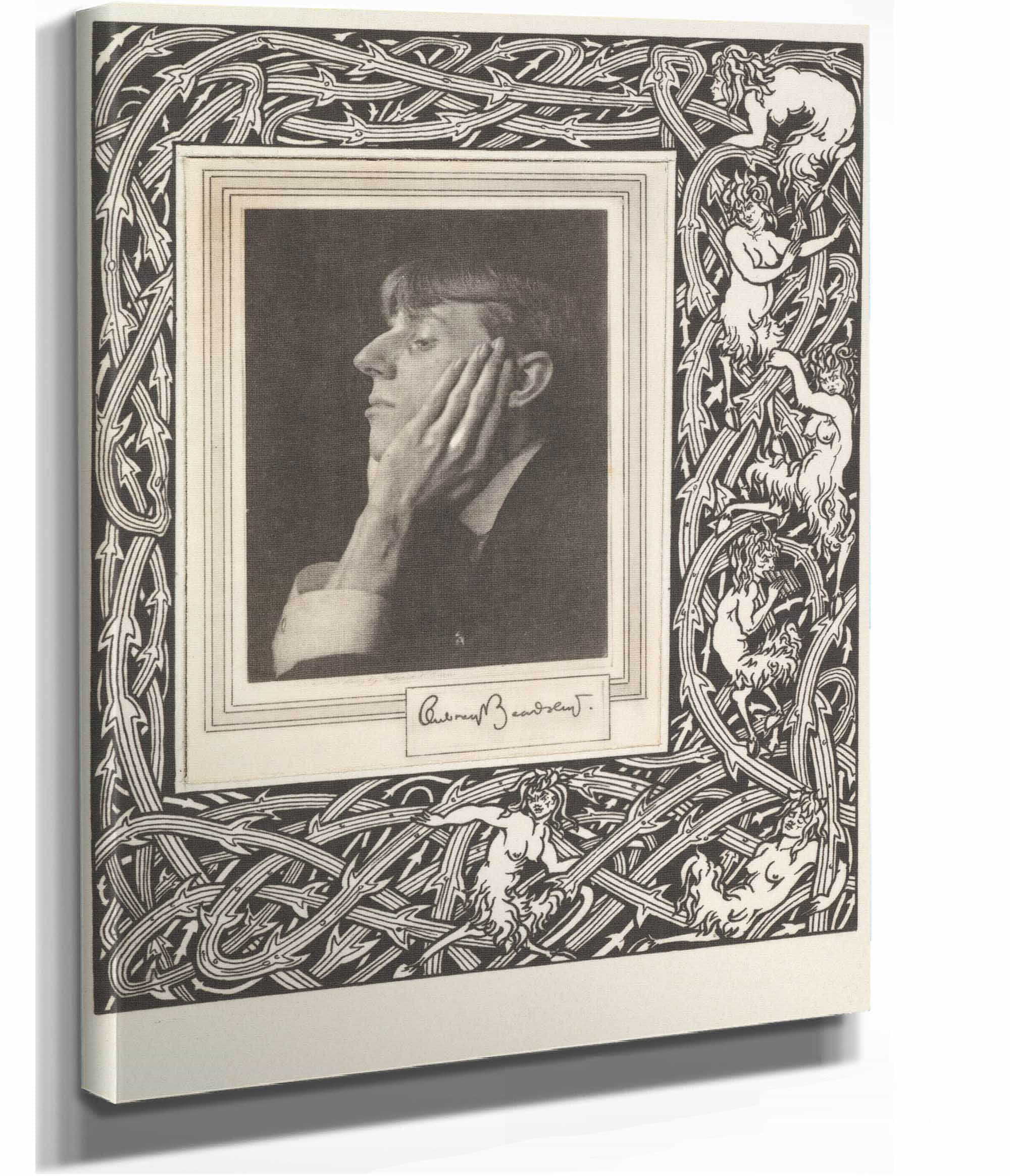 Grotesques By Aubrey Beardsley Portrait Frontispiece S by Aubrey Vincent Beardsley