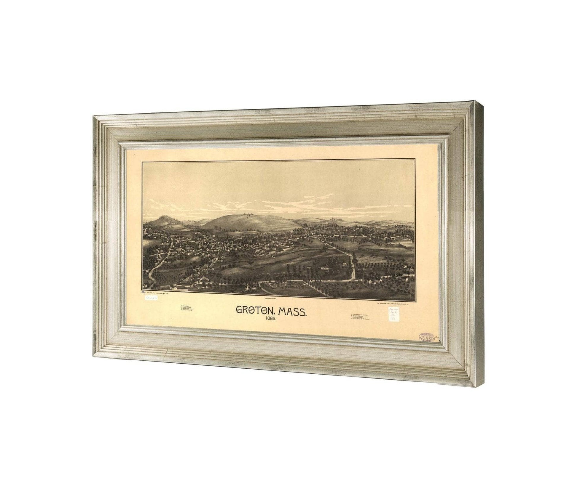 Groton Mass 1886  State Of Massachusetts