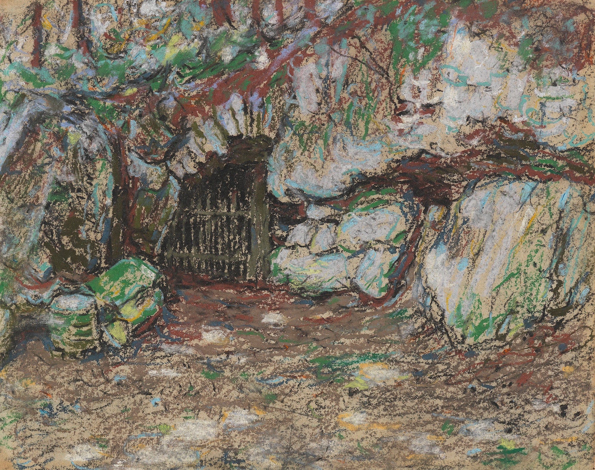 Grotte Im Park Weimar by Christian Rohlfs