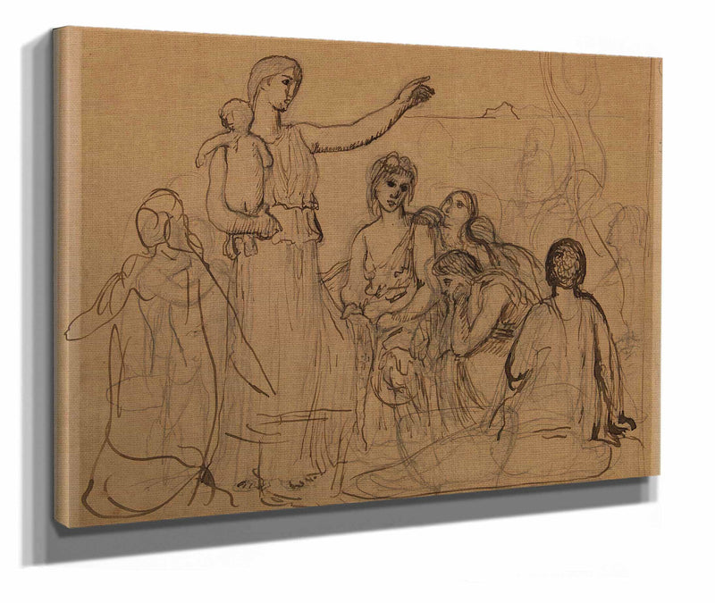 Groupe De Femmes by Pierre Puvis De Chavannes
