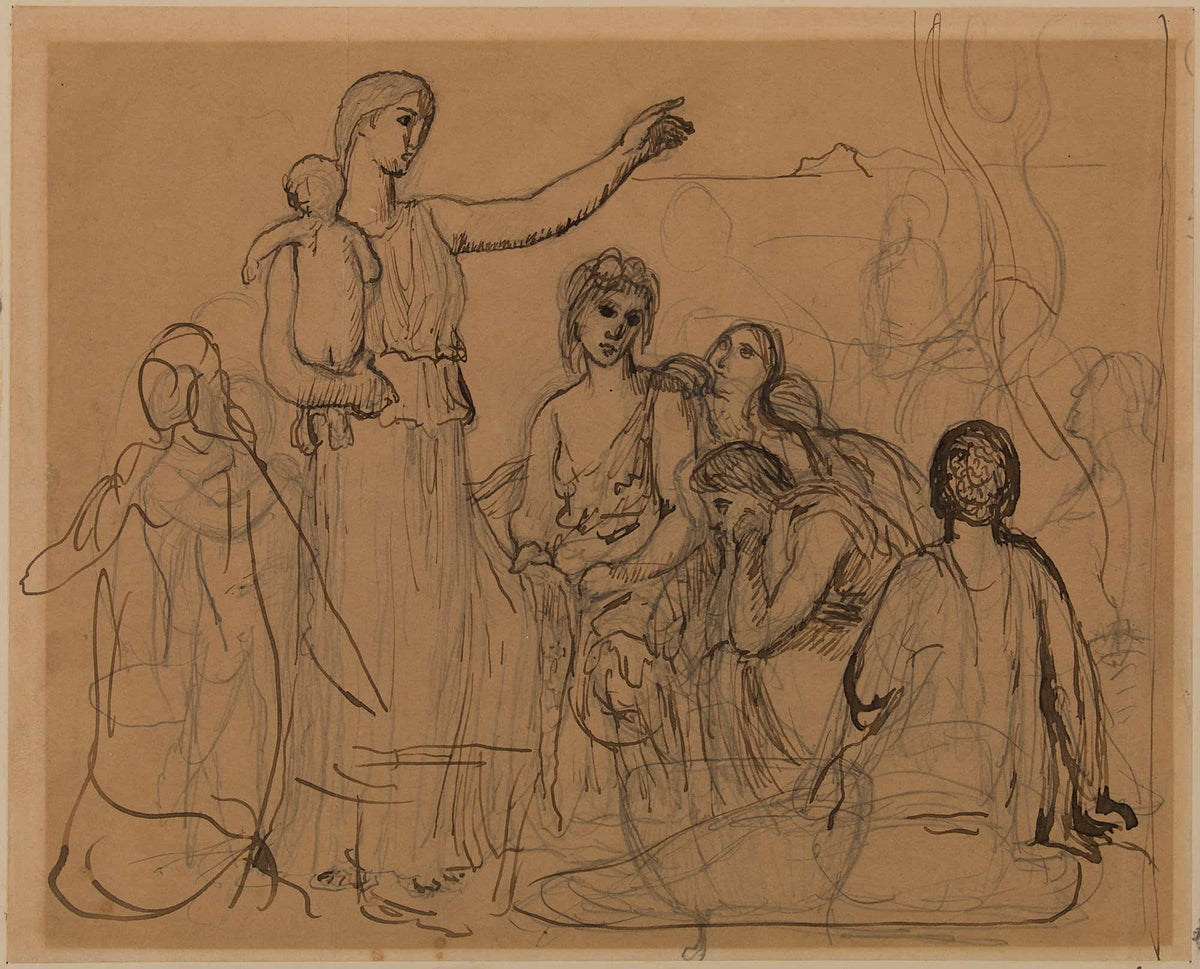 Groupe De Femmes by Pierre Puvis De Chavannes