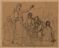 Groupe De Femmes by Pierre Puvis De Chavannes