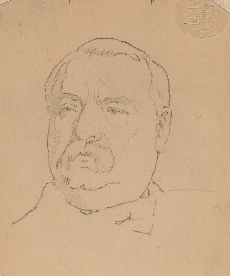 Grover Cleveland Recto by Eastman Johnson