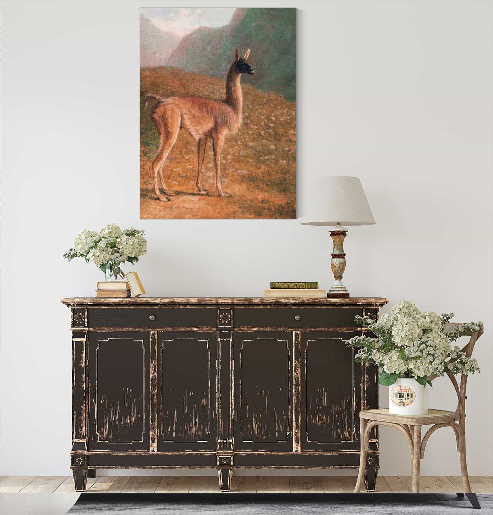 Guanaco by Jacques Laurent Agasse