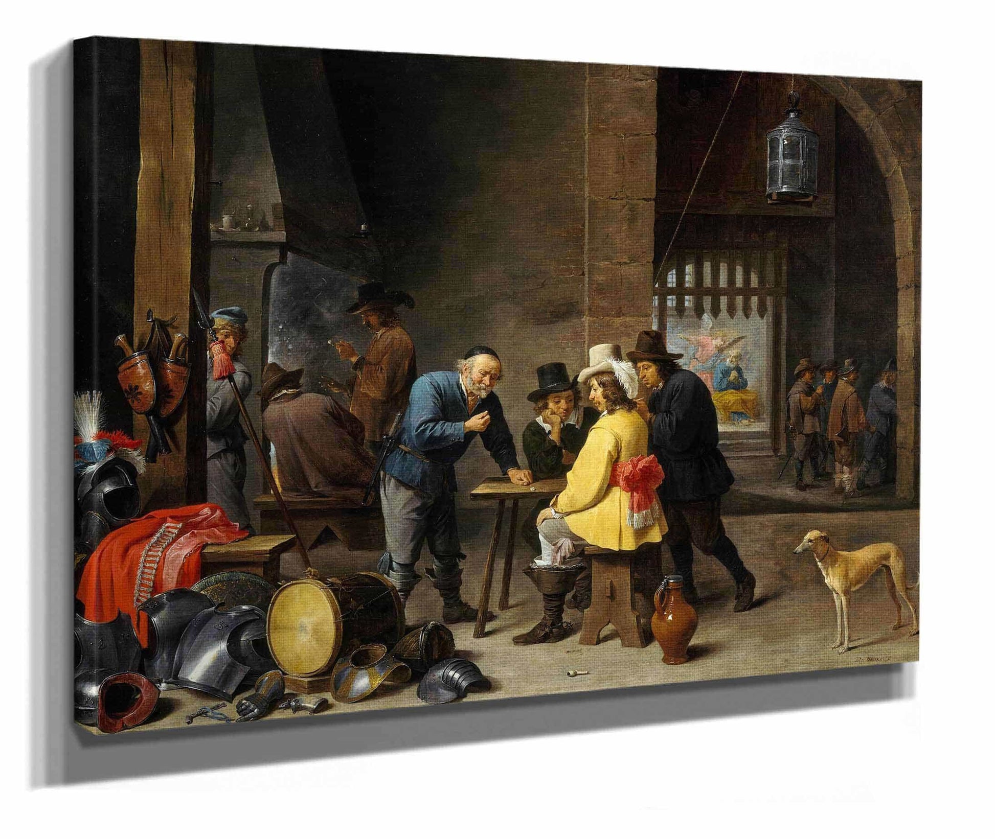 Guardroom With The Deliverance Of Saint Peter  by David Teniers The Younger