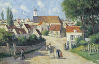 Guernes La Rue De Village by Maximilien Luce