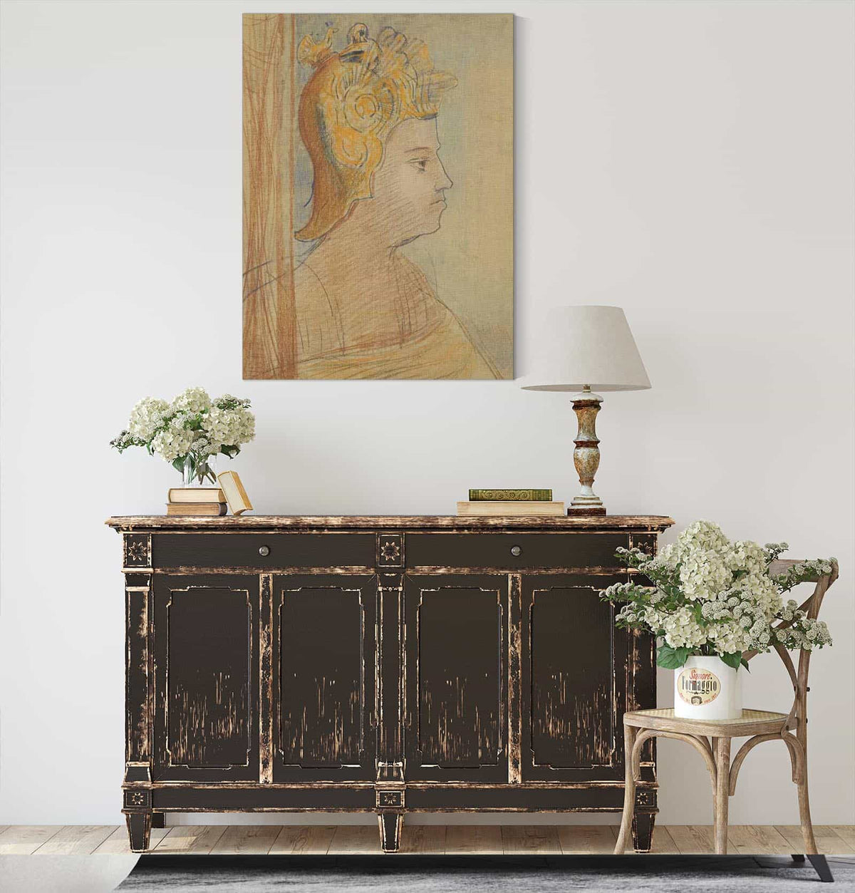 Guerrier by Odilon Redon