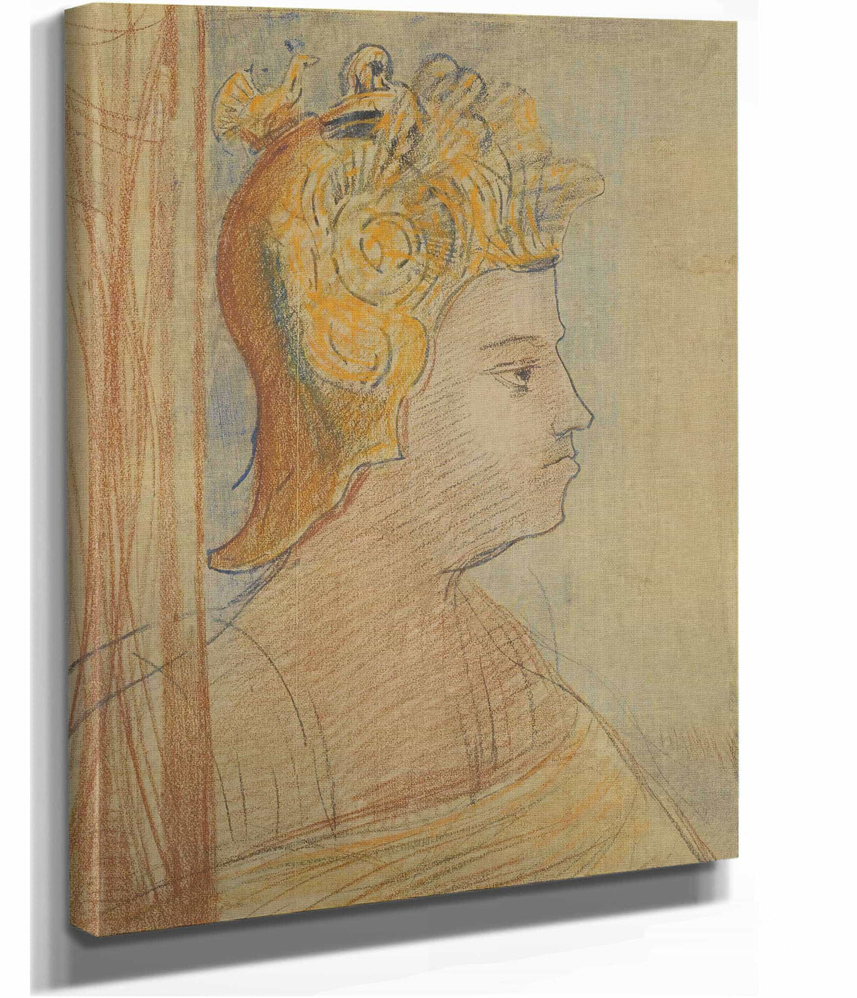 Guerrier by Odilon Redon