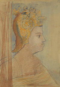 Guerrier by Odilon Redon