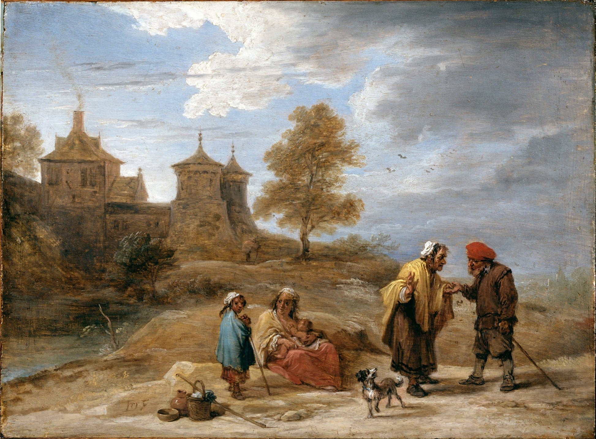 Gypsies In A Landscape by David Teniers The Younger